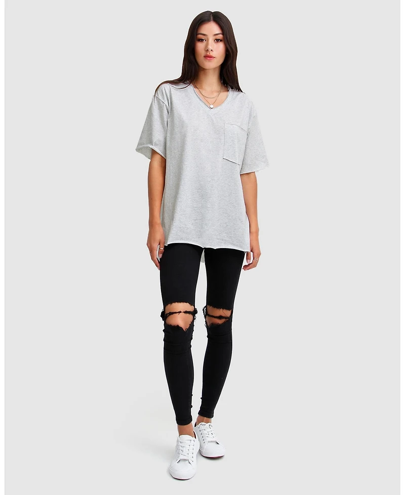 Belle & Bloom Women's Brave Soul Oversized T Shirt