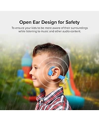 myFirst Headphones Airwaves - Truly Wireless, Bluetooth, Open-Ear headphones for Kids