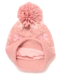 InMocean Big Girls 3-Piece Hat, Gloves, and Scarf Set