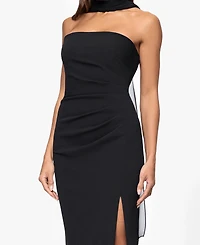 Xscape Women's Strapless Long Dress
