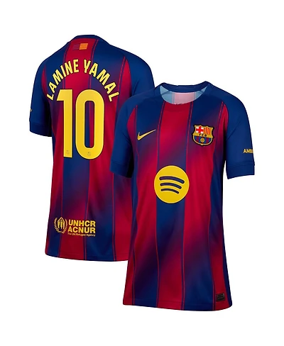 Nike Big Boys and Girls Lamine Yamal Blue Barcelona 2025/26 Home Replica Player Jersey