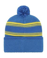 '47 Brand Men's Royal Los Angeles Rams Fadeout Cuffed Knit with Pom Hat