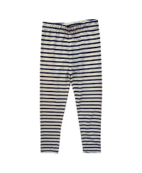 Wes & Willy Baby Boys and Girls Michigan Wolverines Long Sleeve Top Striped Tri-Blend Leggings Set