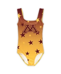 ZooZatz Big Boys and Girls Gold Minnesota Golden Gophers Dance Leotard