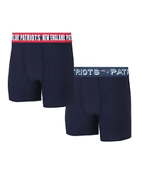 Concepts Sport Men's 2-Pack New England Patriots Gauge Knit Boxer Brief