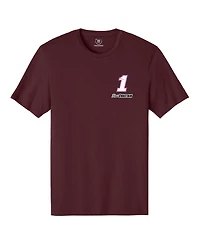 Trackhouse Racing Team Collection Men's Maroon Ross Chastain Busch Light Apple Car T-Shirt