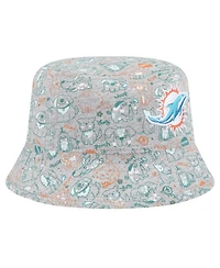 New Era Toddler Gray Miami Dolphins Companion Bucket Hat