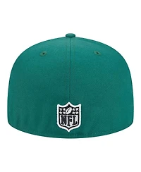 New Era Men's Green New York Jets Script Sided 59FIFTY Fitted Hat