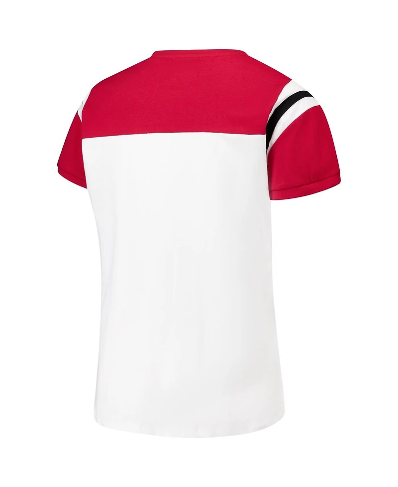 Fanatics Women's White Arkansas Razorbacks Plus Winning Gear T-Shirt