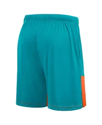 Fanatics Men's Aqua/Orange Miami Dolphins Big Tall Best of the Performance Shorts