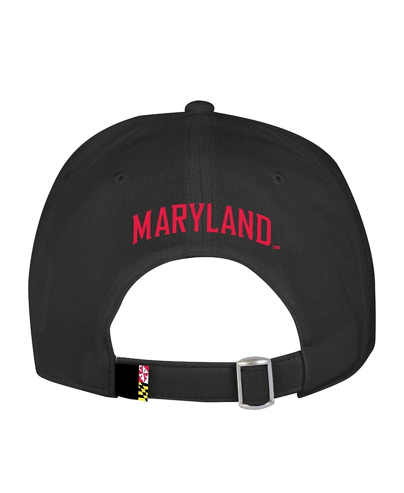 Under Armour Men's Black Maryland Terrapins Sideline Blitzing Accent Adjustable Hat