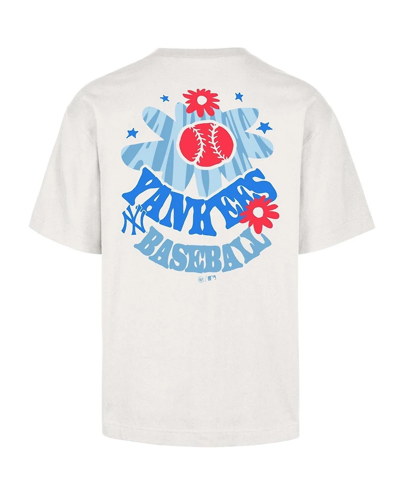 '47 Brand Men's Cream New York Yankees Flora Foundation T-Shirt