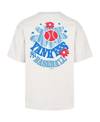 '47 Brand Men's Cream New York Yankees Flora Foundation T-Shirt