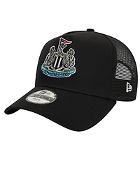 New Era Big Boys and Girls Black Newcastle United Core Trucker Adjustable Hat