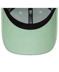 New Era Women's Light Green Ac Milan Script 9FORTY Adjustable Hat