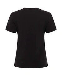 Sportiqe Women's Black Los Angeles Lakers Arcadia Boxy T-Shirt