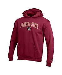 Champion Big Boys and Girls Garnet Florida State Seminoles Campus Pullover Hoodie