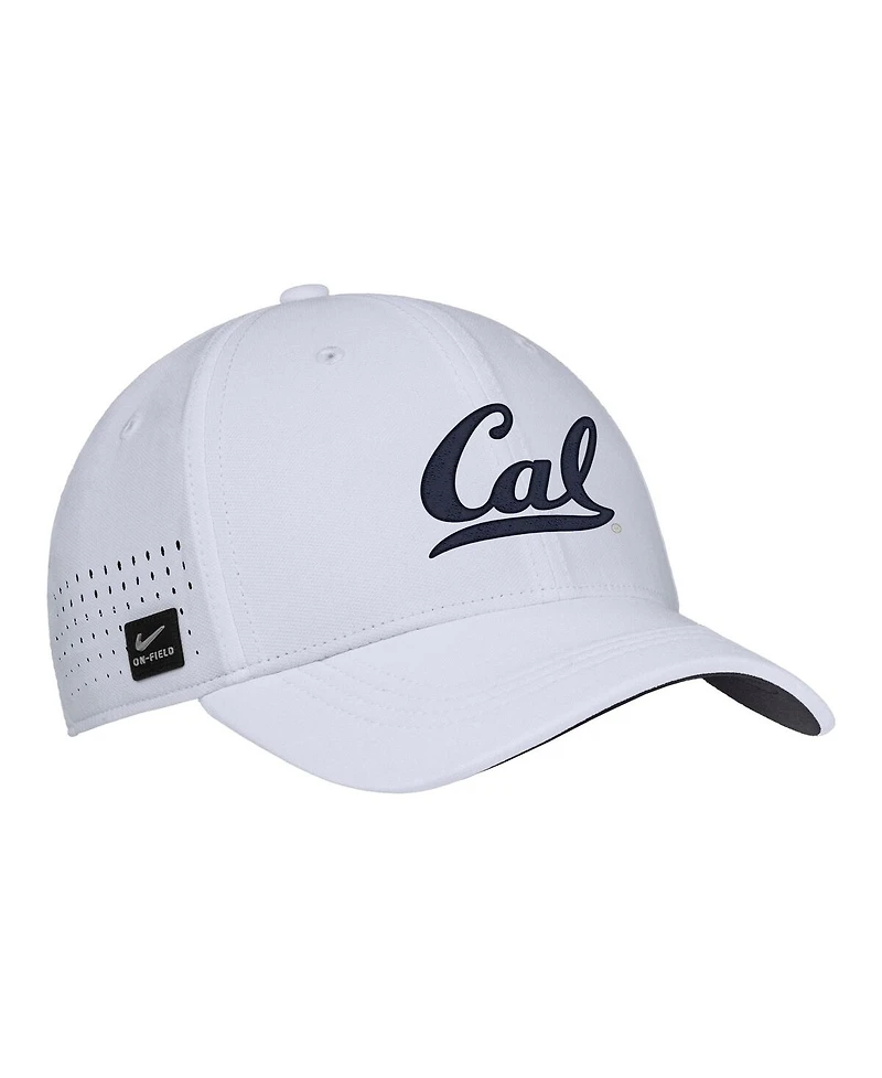 Nike Men's White Cal Bears 2025 On-Field Performance Flex Hat