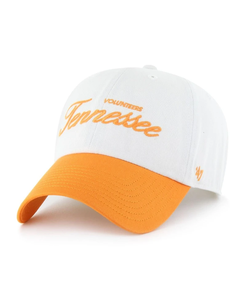 '47 Brand Men's White Tennessee Volunteers Contemporary Basics Foundation Clean Up Adjustable Hat