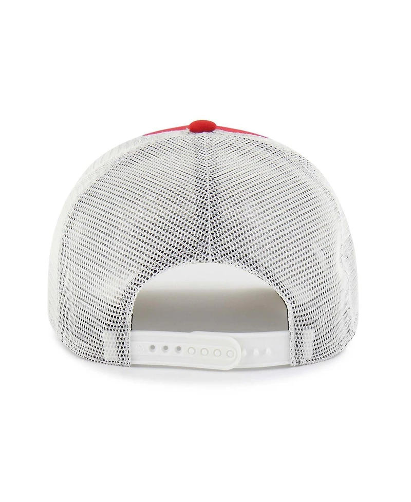 '47 Brand Men's and Women's Red Maryland Terrapins Contemporary Basics Foundation Trucker Hitch Adjustable Hat