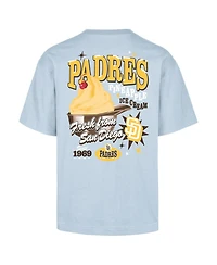 '47 Brand Men's Light Blue San Diego Padres Ice Cream Parlor Foundation T-Shirt