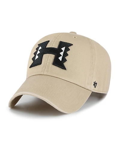 '47 Brand Men's Khaki Hawaii Rainbow Warriors Clean Up Adjustable Hat