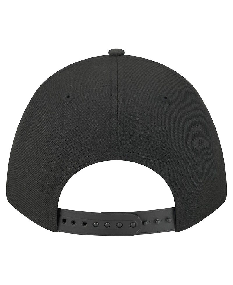 New Era Men's Black Seattle Seahawks Team Collection 9FORTY M-Crown A-Frame Adjustable Hat