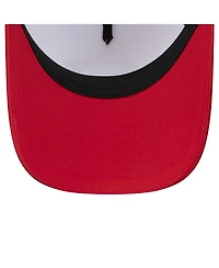 New Era Big Boys and Girls White/Scarlet San Francisco 49ers 2025 Nfl Training Camp A-Frame 9FORTY Adjustable Hat