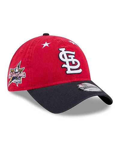 New Era Men's Red/Navy St. Louis Cardinals 2025 Mlb All-Star Game 9TWENTY Adjustable Hat