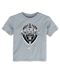Nike Toddler Gray Las Vegas Raiders Icon Legend T-Shirt