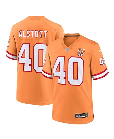 Nike Men's Mike Alstott Creamsicle Tampa Bay Buccaneers 50th Season Game Jersey