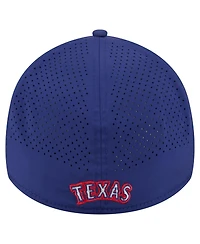 New Era Men's Royal Texas Rangers 39THIRTY A-Frame Perforated Flex Hat