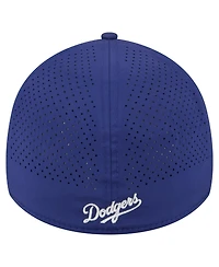 New Era Men's Royal Los Angeles Dodgers 39THIRTY A-Frame Perforated Flex Hat