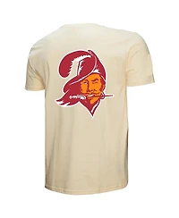 Mitchell & Ness Men's Cream Tampa Bay Buccaneers 50th Season Pirate Patch T-Shirt