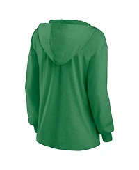Fanatics Women's Apple Green Oregon Ducks Iconic Slub Lightweight Pullover Hoodie
