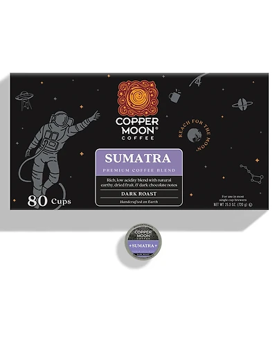 Single Serve Coffee Pods for Keurig K Cup Brewers, Sumatra Blend, 80 Count