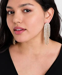 I.n.c. International Concepts Crystal Shaky Chandelier Earrings, Macy's Exclusive