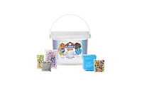 Elmer's Gue Premade Slime Bucket Variety Pack 3 Themes (Glassy Clear, Deep Gue Sea, Space Adventure), Includes 3 Buckets (3 Lb & 1.5 Lb), Multiple Sli