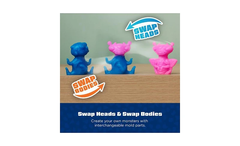 Elmer's Squishies Diy Craft Kit Bundle: Mix & Match Characters & Glow-in-the-Dark Mystery Squishy Toys – Kids Activity Kits, 25 Pieces Total