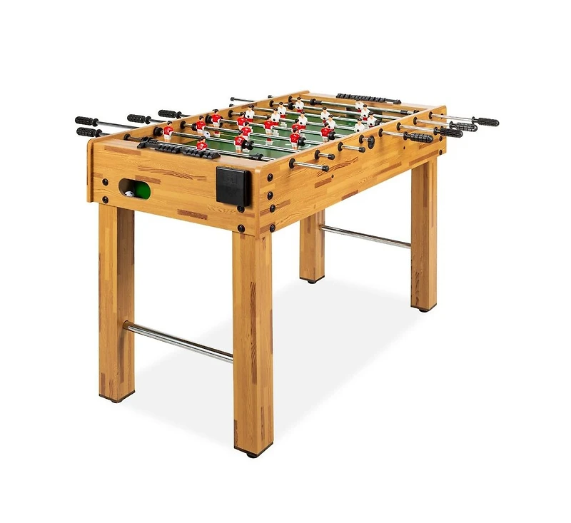 Slickblue Sturdy Competition Foosball Table with Arcade Design and Waist-High Build