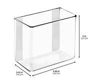iDesign Adhesive Organizer Bin for Kitchen - Set of 4 - Clear