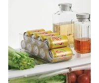 iDesign Stackable Soda Can Dispenser, Set of 3, Clear, Made in Usa