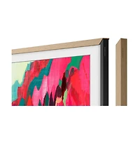 Samsung 85" The Frame Customizable Bezel VGSCFF85TKBZA - Modern Teak