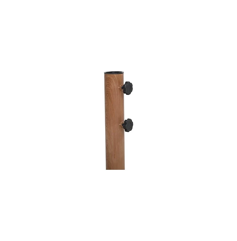 Meridian Furniture Cozumel Teak Steel Patio Umbrella Base