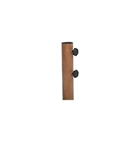 Meridian Furniture Cozumel Teak Steel Patio Umbrella Base