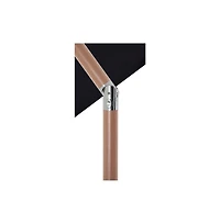 Meridian Furniture Fiji Black Fabric Patio Umbrellas