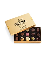 Godiva Assorted Chocolate Gold Gift Box, 15 Pieces