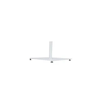 Meridian Furniture Belize Matte White Steel Patio Umbrella Base