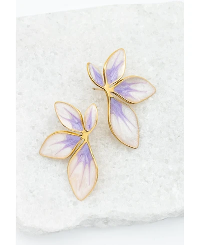 Starfish Project Flourish Lavender Leaf Earrings
