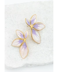 Starfish Project Flourish Lavender Leaf Earrings
